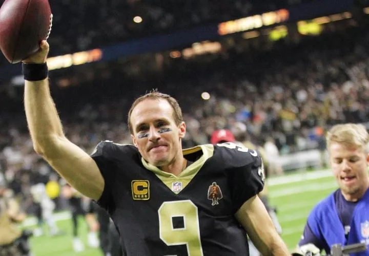 Drew Brees, quarterback de los New Orleans Saints. Foto: EFE