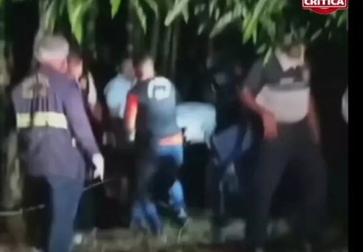 Escena del crimen en Celmira, Bugaba.