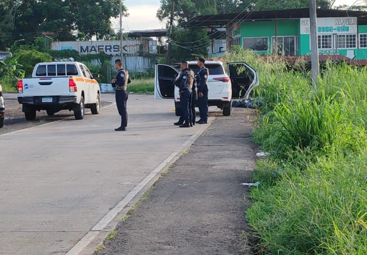Escena del crimen ocurrido en El Coco, La Chorrera.