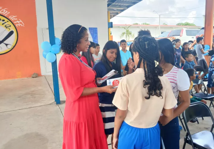 Jornada dirigida a los niños y adolescentes de la barriada San Antonio, Veraguas.