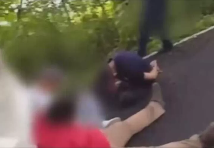 Tres de los capturados.