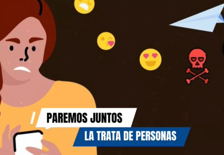 Todos juntos contra la trata de personas y explotación sexual.