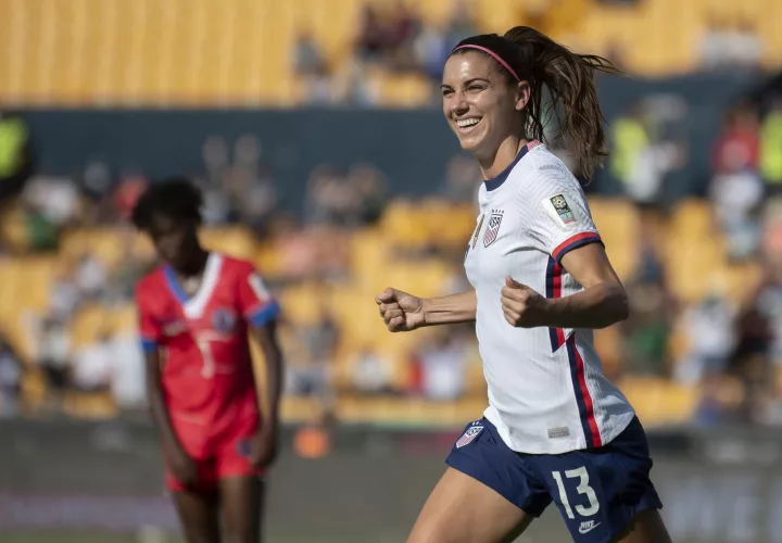  Alex Morgan, leyenda del fútbol femenino. /Foto: EFE