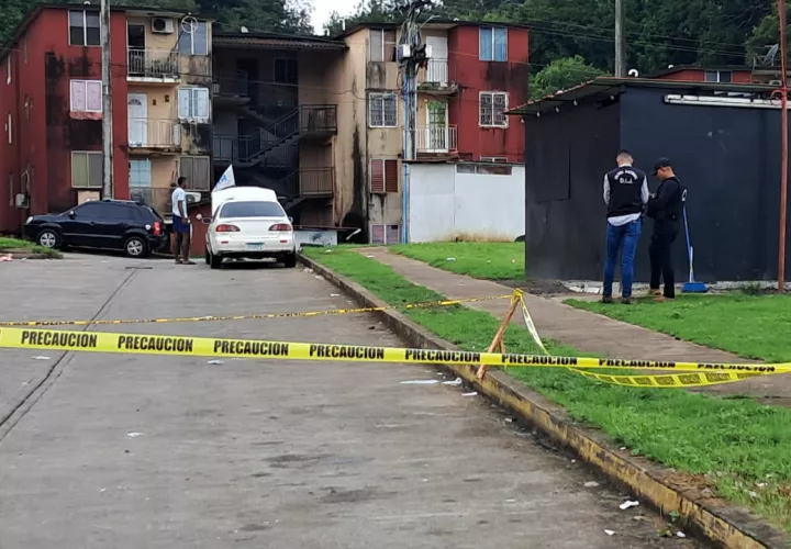 Escena del hecho en Nueva Providencia, Colón.