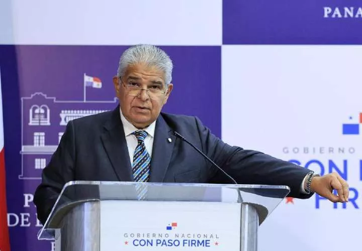 José Raúl Mulino, presidente de Panamá.       Foto: Archivo