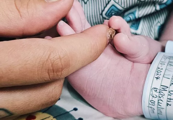 Nace hijo de Katita Ortiz. Foto: Instagram