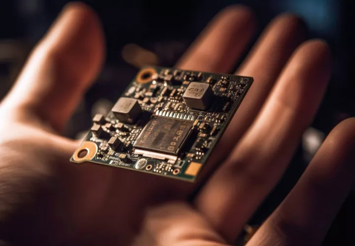 Los semiconductores son usados en productos electrónicos.