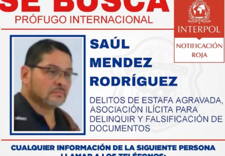 Saúl Méndez es considerado un prófugo internacional.
