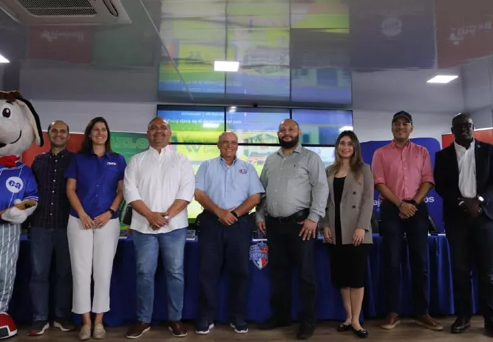 Miembros de la Federación Panameña de Béisbol, en presencia de patrocinadores y periodistas, anunciaron el inicio del torneo.