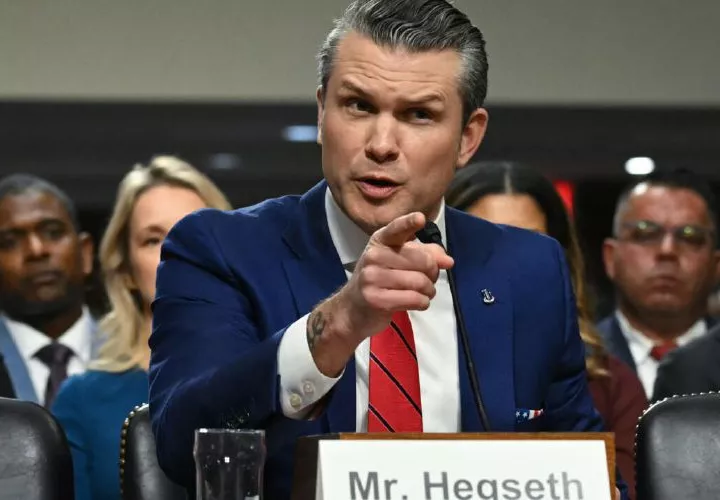 Secretario de Defensa de EEUU, Pete Hegseth. 