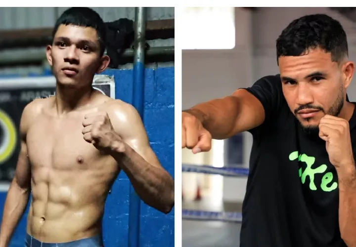 Maximiliano ‘Hammer’ Bonilla (izq.) e Hibrahim ‘El Zan’ Valdespino se enfrentarán en el pleito estelar de la función Guantes de Acero 30.