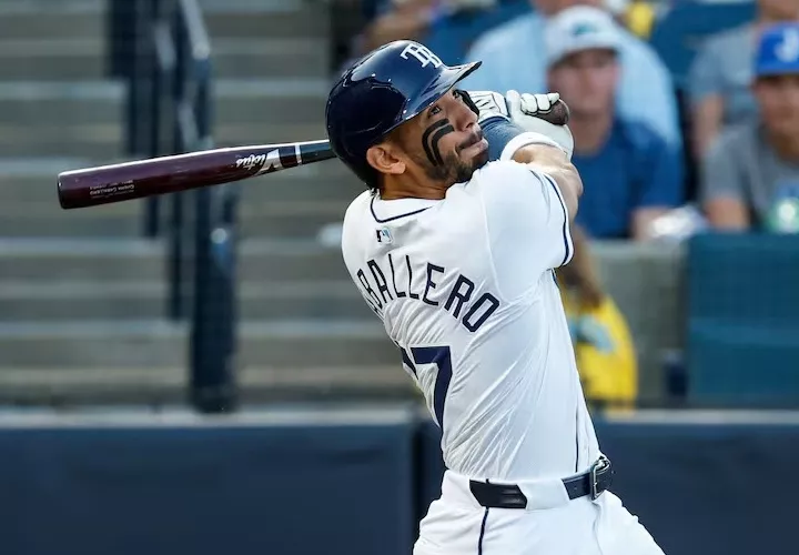 José Caballero, jugador de Tampa Bay.
