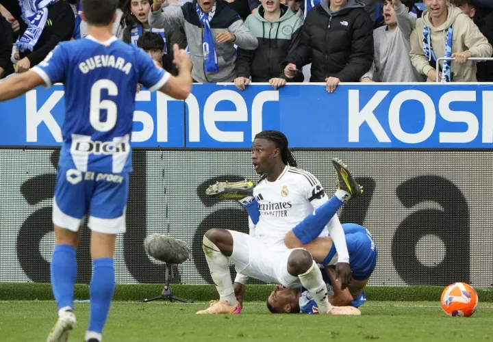 El francés del Real Madrid Eduardo Camavinga.