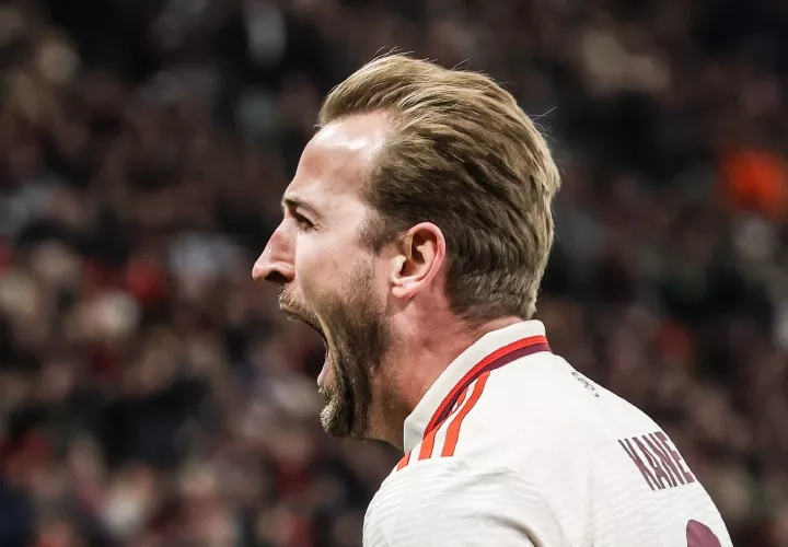 El inglés Harry Kane, delantero del Bayern de Múnich.