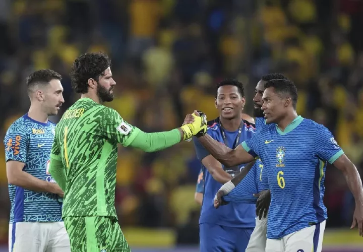 Jugadores del equipo de Brasil.