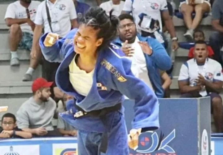 Némesis Candelo cuando clasificó a la final.