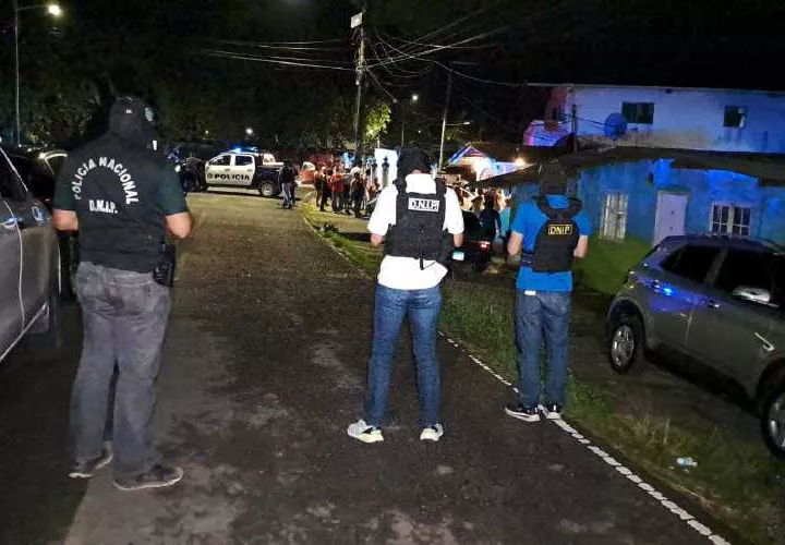 La escena del crimen.