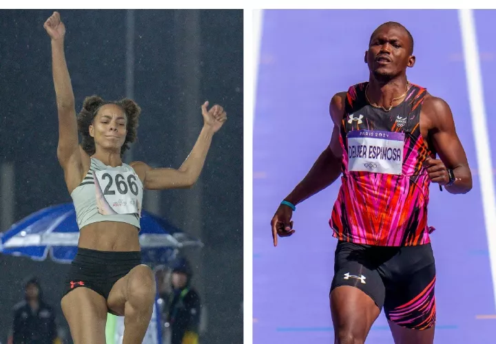 Nathalee Aranda (i) y Arturo Deliser competirán en el Campeonato Centroamericano de Atletismo, el cual se realizará en Managua, Nicaragua.