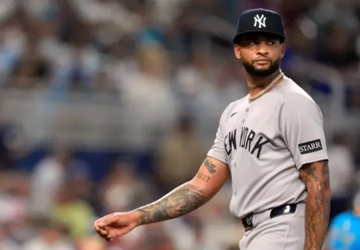 El derecho Luis Gil fue castigado ayer por los Marlins.