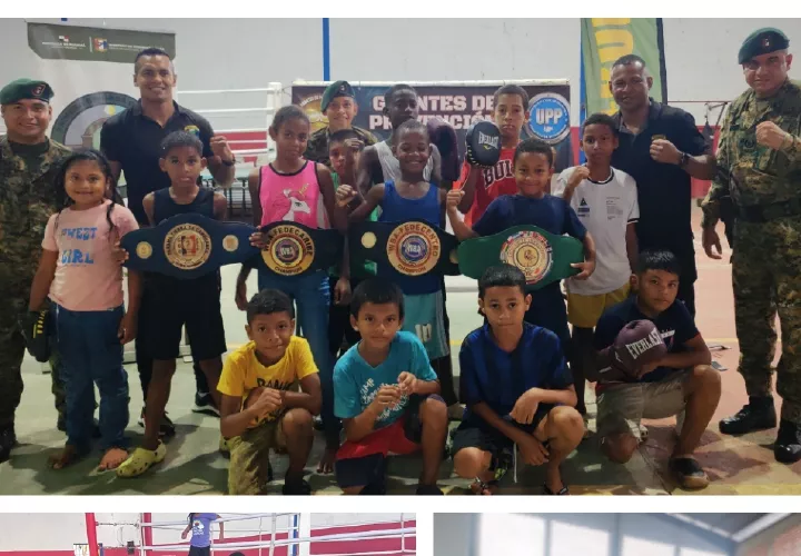 La actividad se realizó el pasado sábado en el Gimnasio Noé Alvarado de Santa Fe, Darién y participaron el Batallón General José de Fábrega del Senafront y los boxeadores Brayan de Gracia y Edgar Valencia.