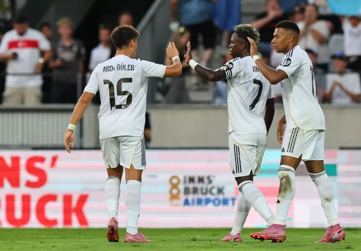 Jugadores del Real Madrid.