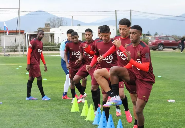 Entrenamiento de Panamá en Chile.