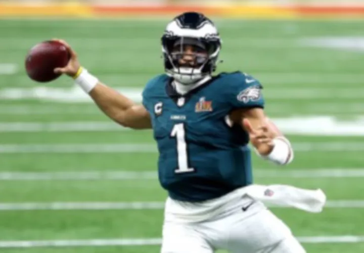 Jalen Hurts, quarterback de los Eagles.