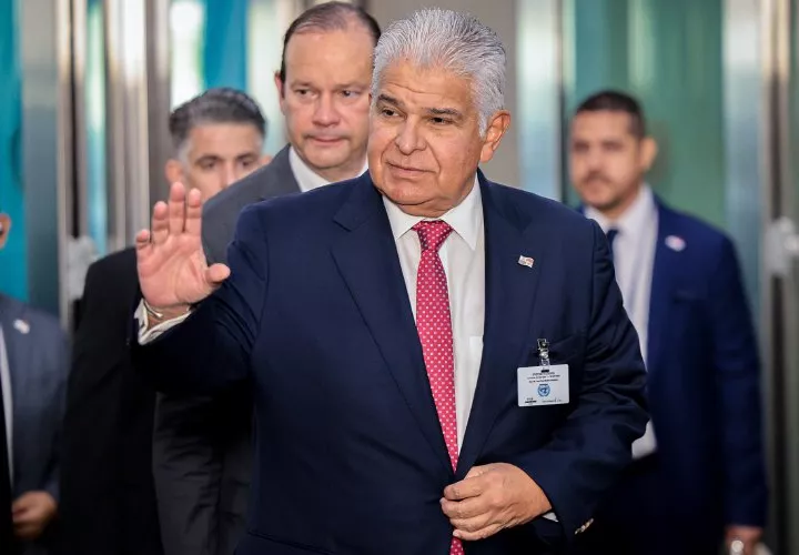 Presidente de la República de Panamá, José Raúl Mulino.