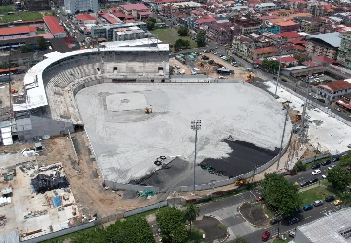 Vista panorámica de la construcción.