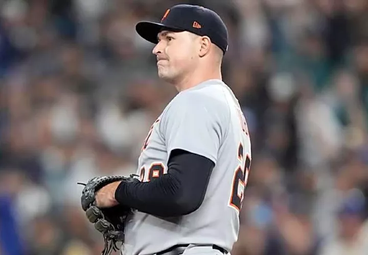 Lanzador Tarik Skubal.