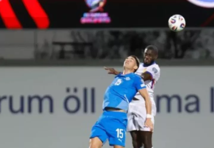 Acción del encuentro entre Francia e Islandia.