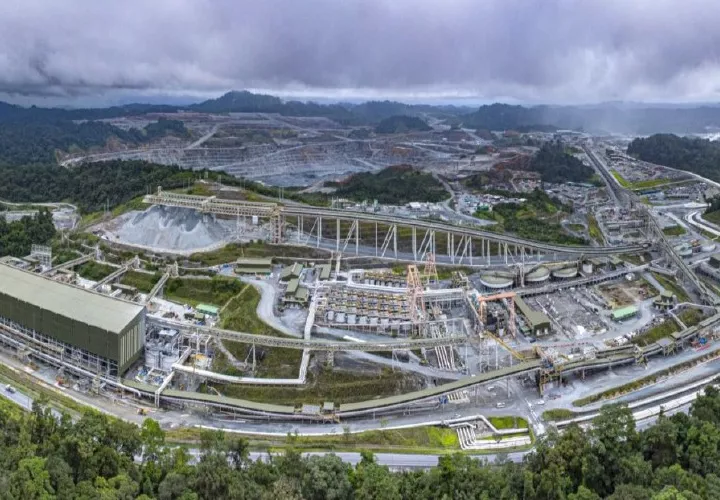 La mina de cobre en Donoso, en la provincia de Colón.