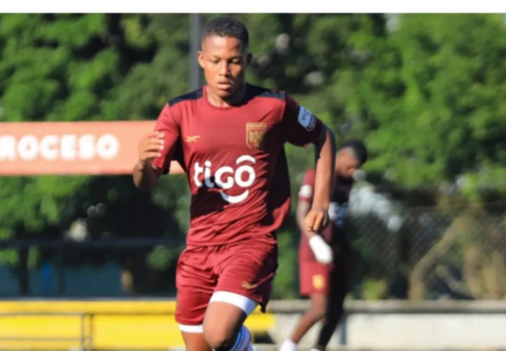 Práctica de ayer domingo de la Selección sub-17 de Fútbol de Panamá.