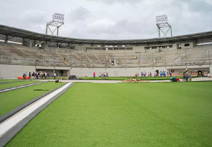 Vista panorámica del Estadio Mariano Bula.