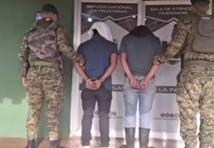 Los sospechosos fueron capturados.