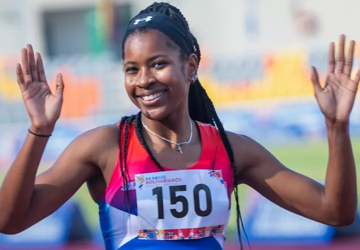La atleta panameña Cristal Cuervo.