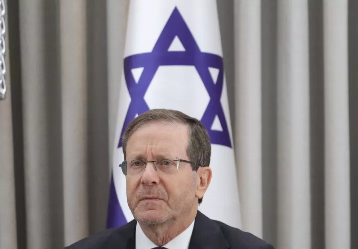 Imagen del presidente israelí, Isaac Herzog.