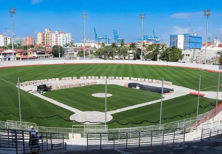 Panorámica del Estadio Mariano Bula, en donde está programado la inauguración del Campeonato Nacional de Béisbol Mayor 2026.