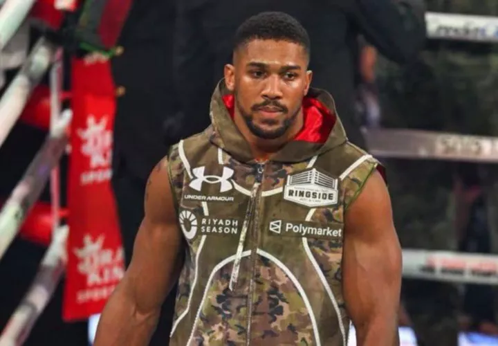 Excampeón mundial Anthony Joshua.