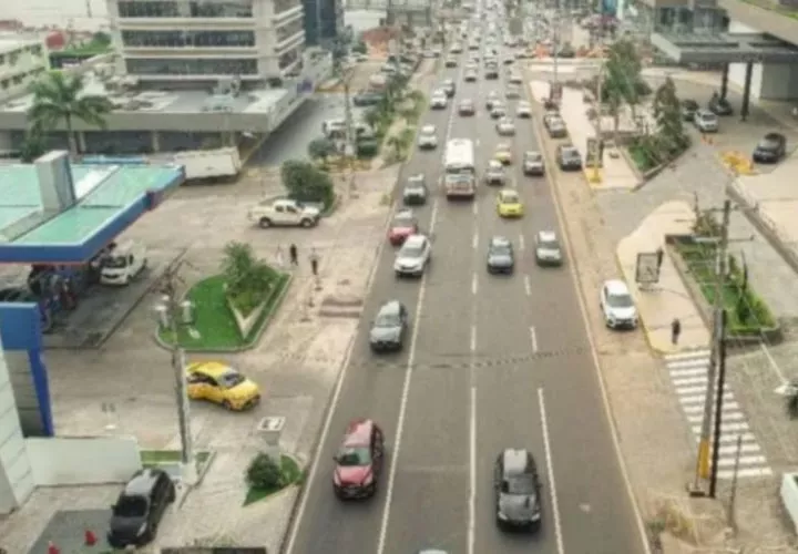 Vistas de la Calle Nicanor de Obarrio.
