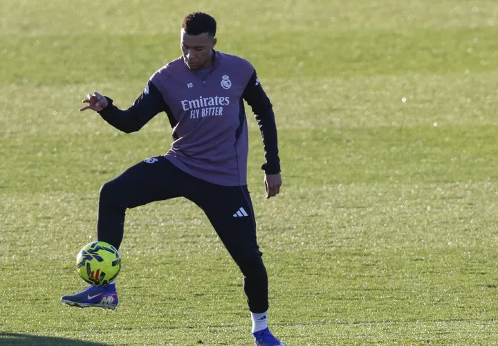 Kylian Mbappé, delantero del Real Madrid.