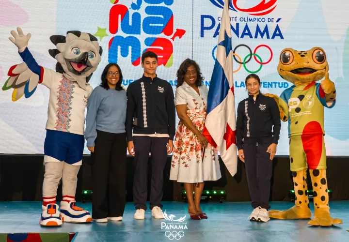 Acto de abanderamiento para los IV Juegos Suramericanos de la Juventud, en los que Panamá será sede.