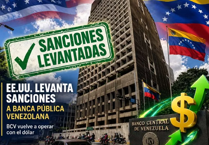 Fotografía del edificio del Banco Central de Venezuela (BCV).