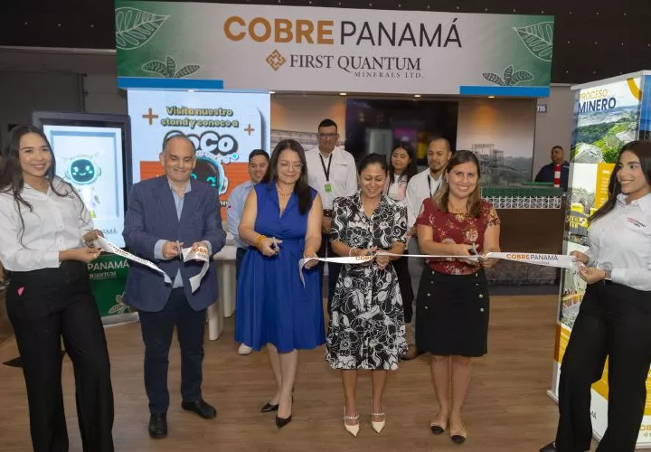 Inauguración del “stand” de Cobre Panamá en Expo Vivienda Capac 2026.