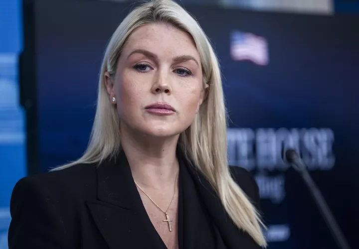 La secretaria de prensa de la Casa Blanca, Karoline Leavitt.
