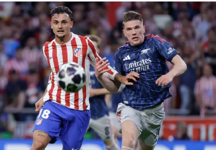 El partido de vuelta entre el Arsenal y el Atlético de Madrid se jugará hoy.