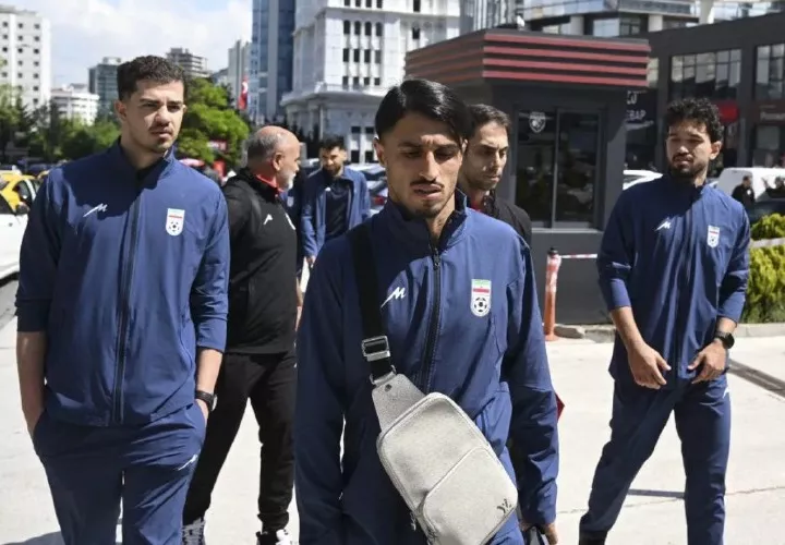 Jugadores de la selección de Irán.