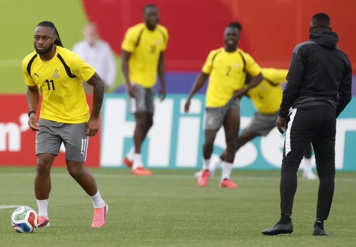 Entrenamiento de Ghana.