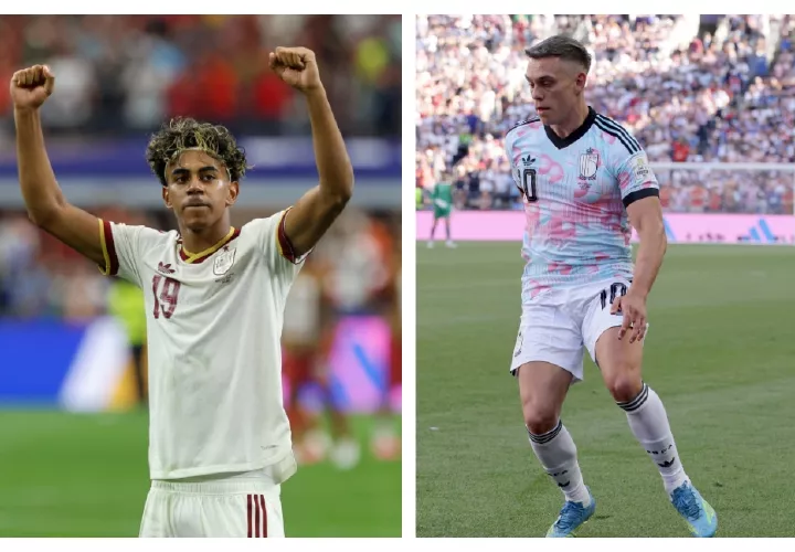 Se espera que Lamine Yamal (izq.), de España y Leandro Trossard, de Bélgica, sean titulares.