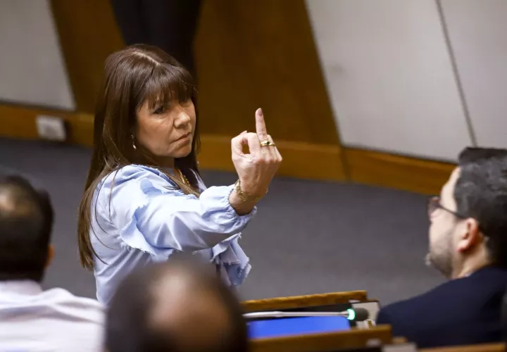 La senadora paraguaya Celeste Amarilla.